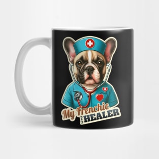 Doctor french bulldog Mug